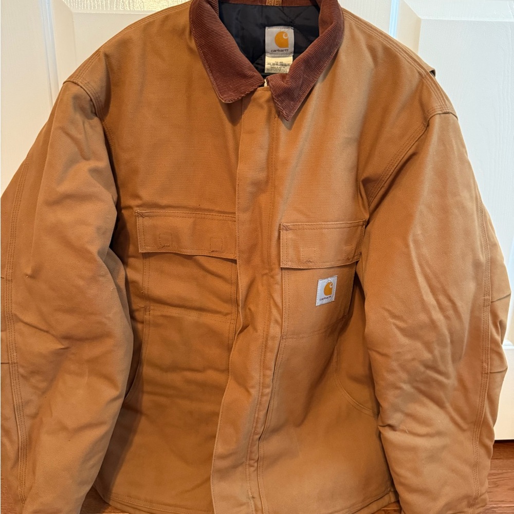 Carhartt Tan Military Field Jacket with Insulated Canvas